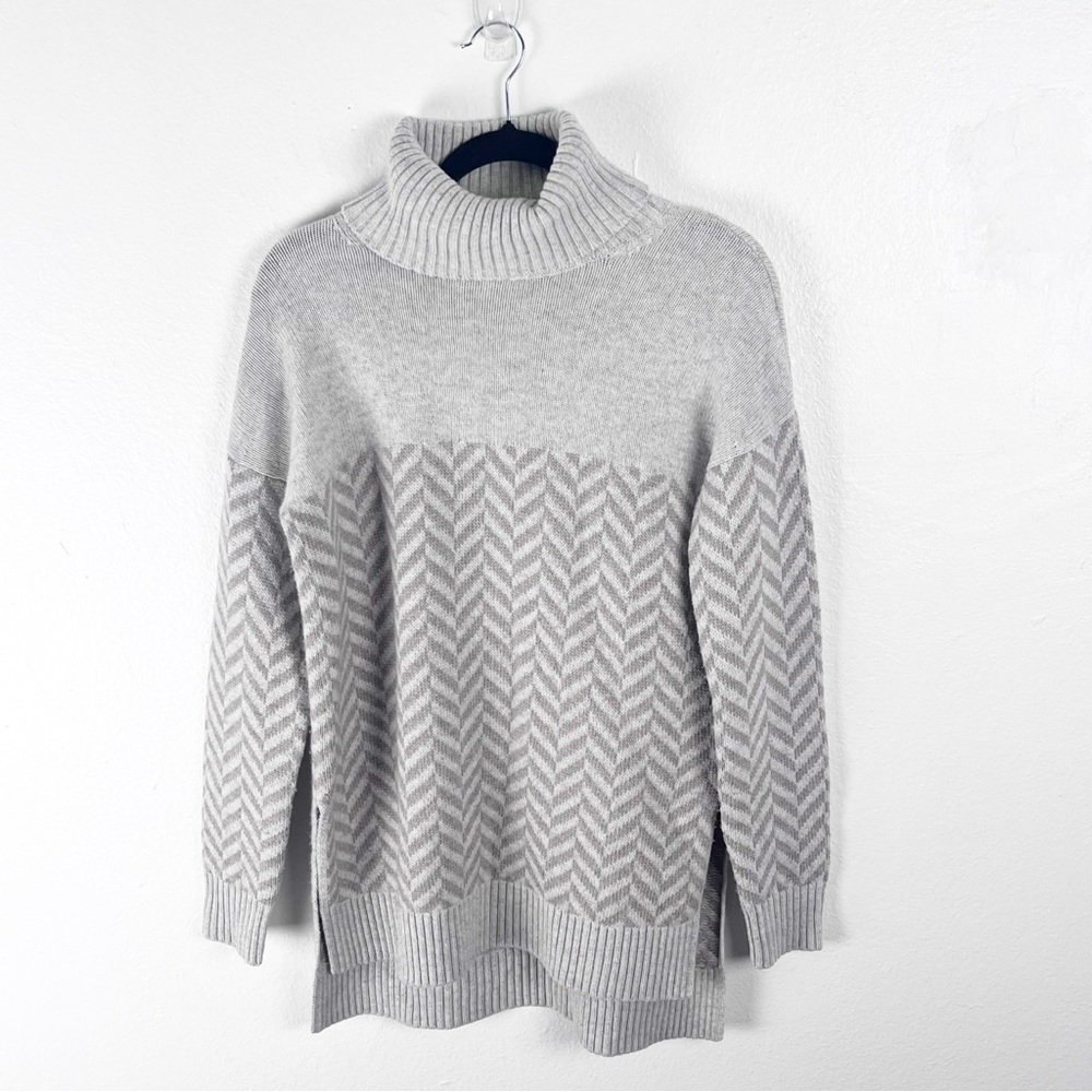 ATHLETA Ridgecrest Wool Cashmere Blend Long Sleeves Turtleneck Sweater Size XS